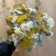 bouquet beige et jaune tendre